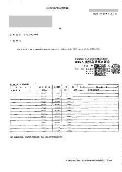 試験成績表-2007年 | 食品用フレコンバック
